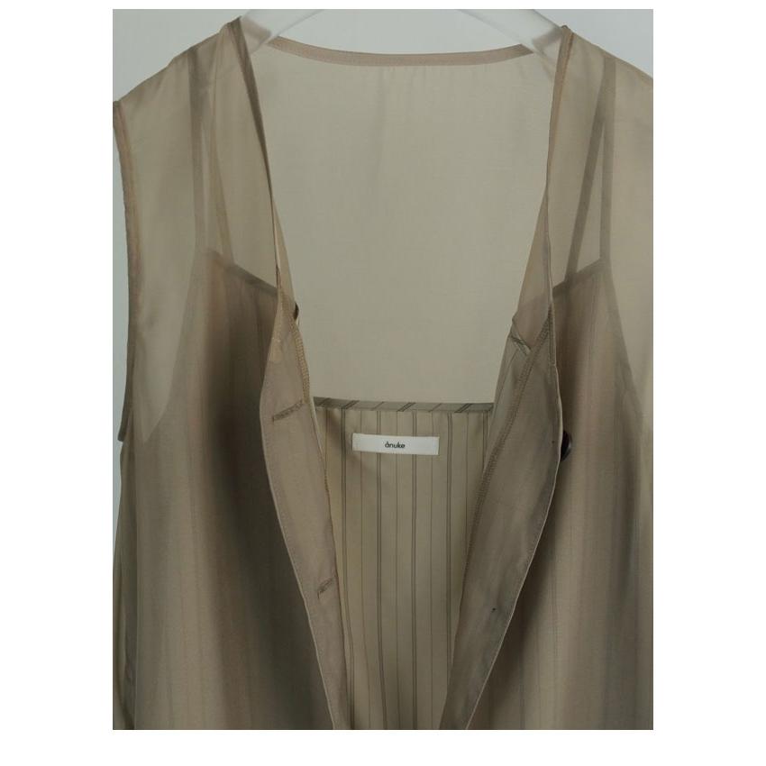 anuke（アンヌーク） anuke 2025FallWinter ワンピース Stripe Layered