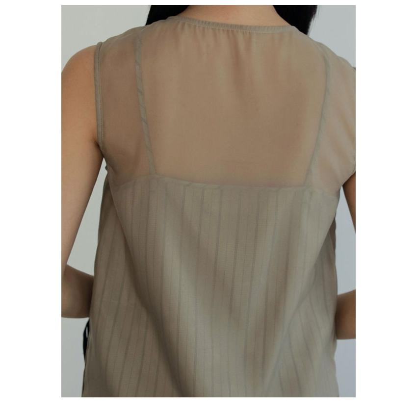 anuke アンヌーク 2025SpringSummer ワンピース Stripe Layered