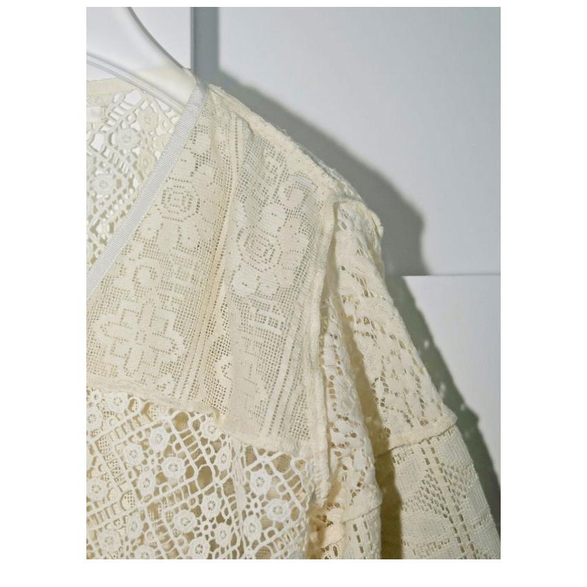 anuke アンヌーク 2025SpringSummer トップス Patchwork Lace
