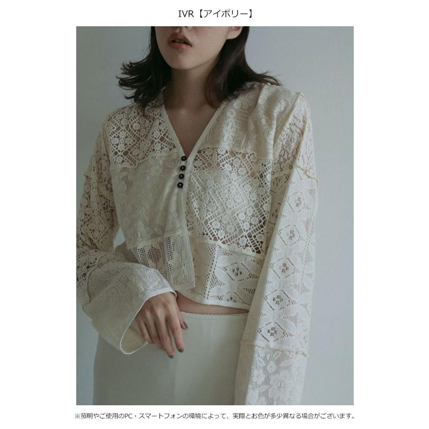 anuke アンヌーク 2025SpringSummer トップス Patchwork Lace