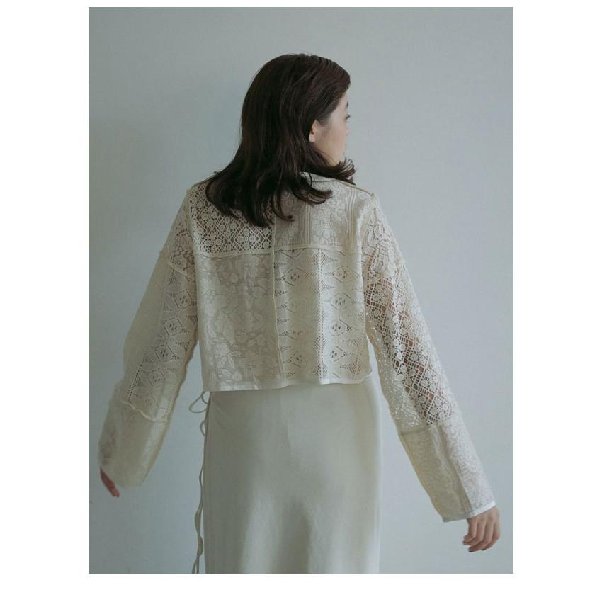 anuke アンヌーク 2025SpringSummer トップス Patchwork Lace Cardigan