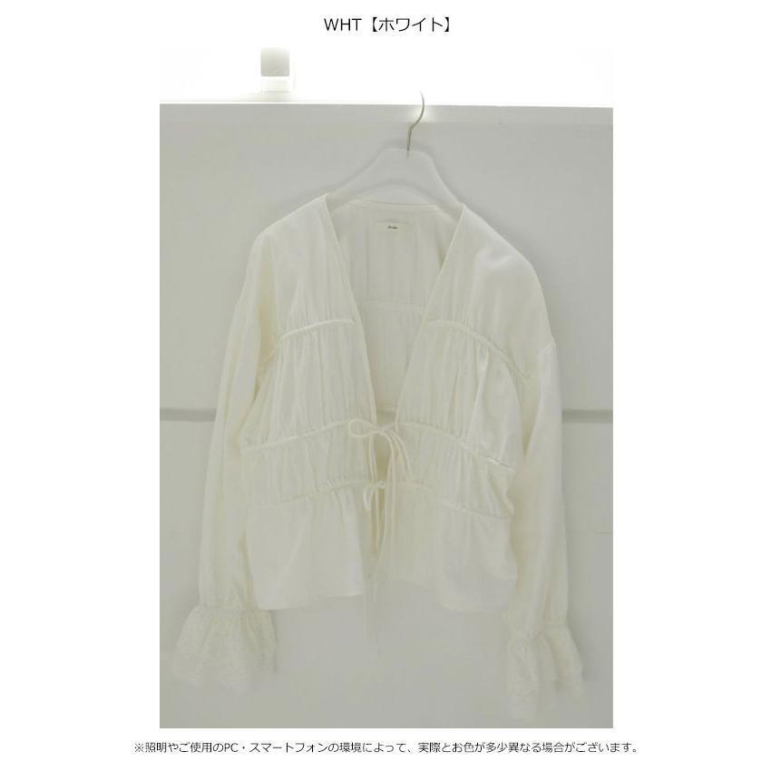 anuke Vneck Lace Blouse ブラウス ànuke online store（アンヌーク） / Vneck Lace BlouseVneck