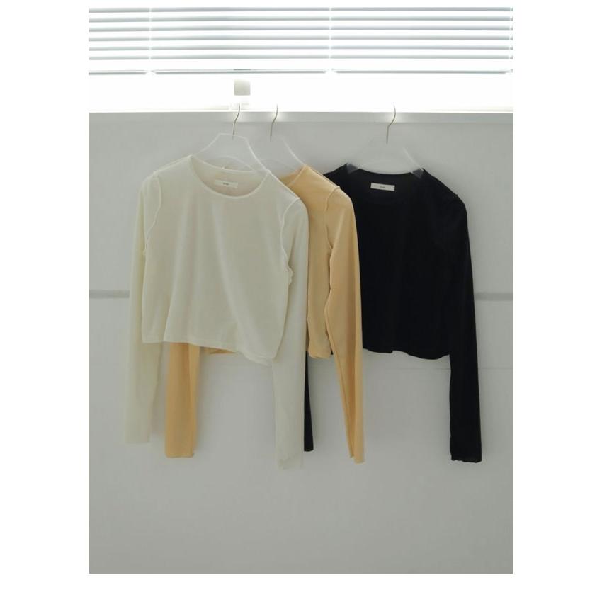 anuke アンヌーク 2025SpringSummer トップス Velour Short Tops anuke アンヌーク 2025SpringSummer トップス Velour Short Tops