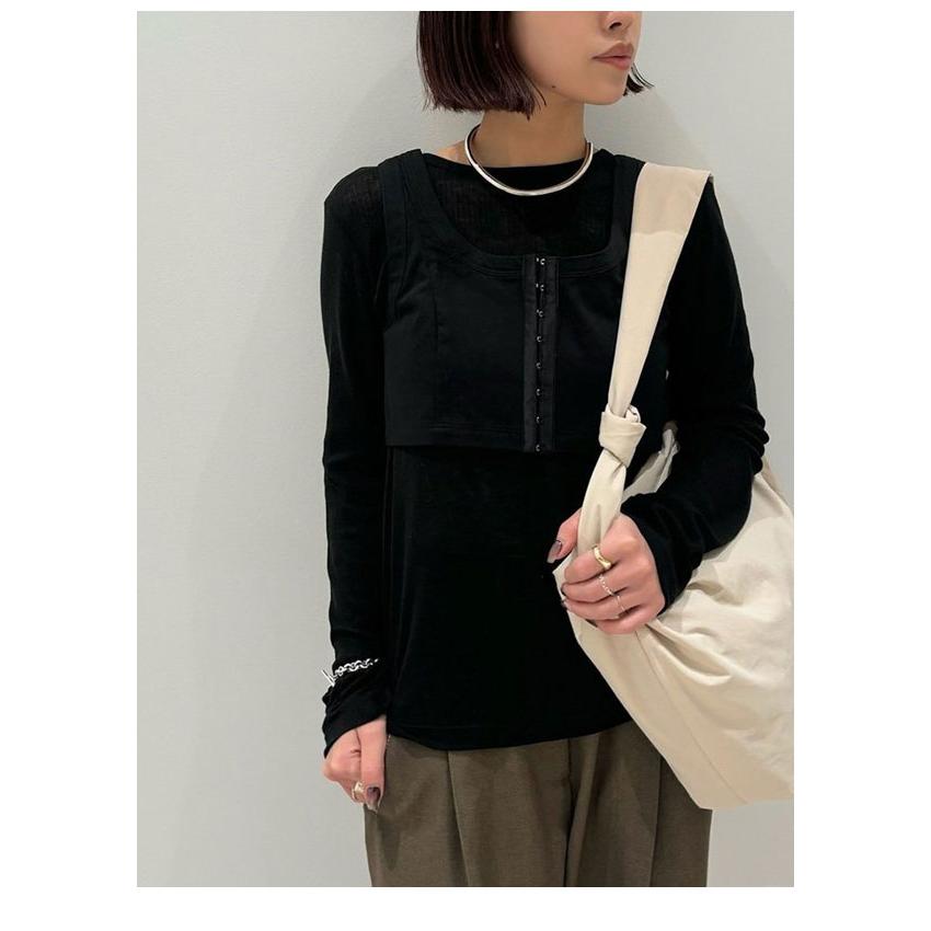 anuke アンヌーク 2025SpringSummer トップス Velour Short Tops anuke アンヌーク 2025SpringSummer トップス Velour Short Tops