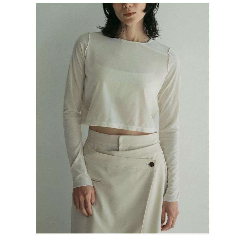anuke アンヌーク 2025SpringSummer トップス Velour Short Tops anuke アンヌーク 2025SpringSummer トップス Velour Short Tops
