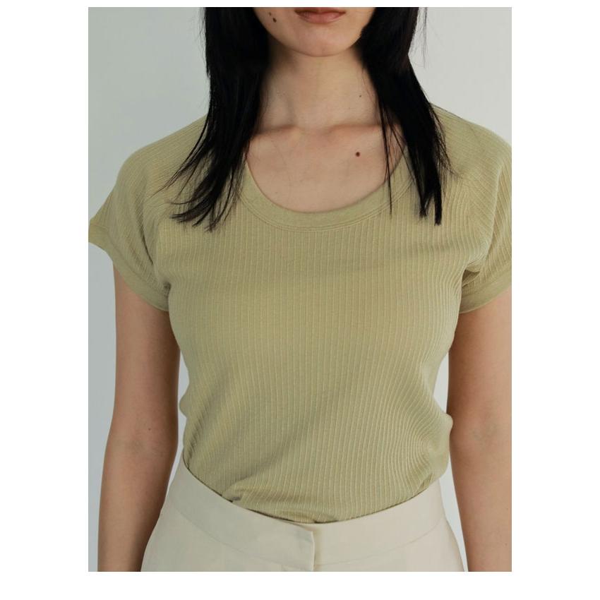 anuke（アンヌーク） anuke 2025SpringSummer トップス Vintage Rib