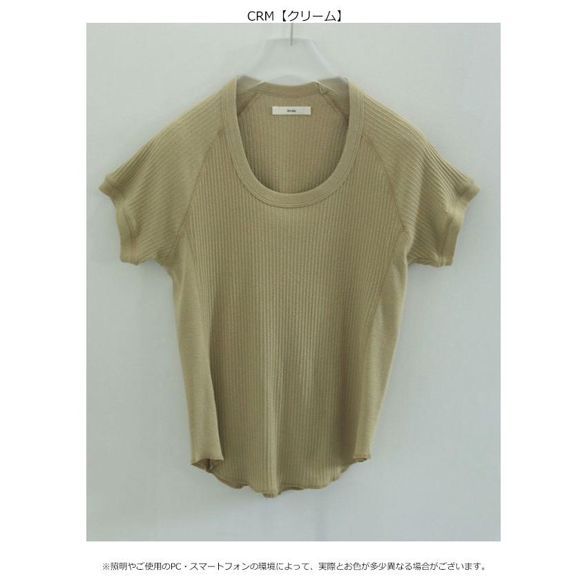 anuke（アンヌーク） anuke 2025SpringSummer トップス Vintage Rib