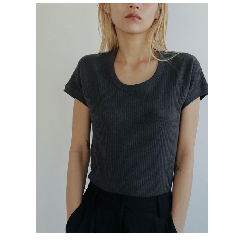 anuke（アンヌーク） anuke 2025SpringSummer トップス Vintage Rib