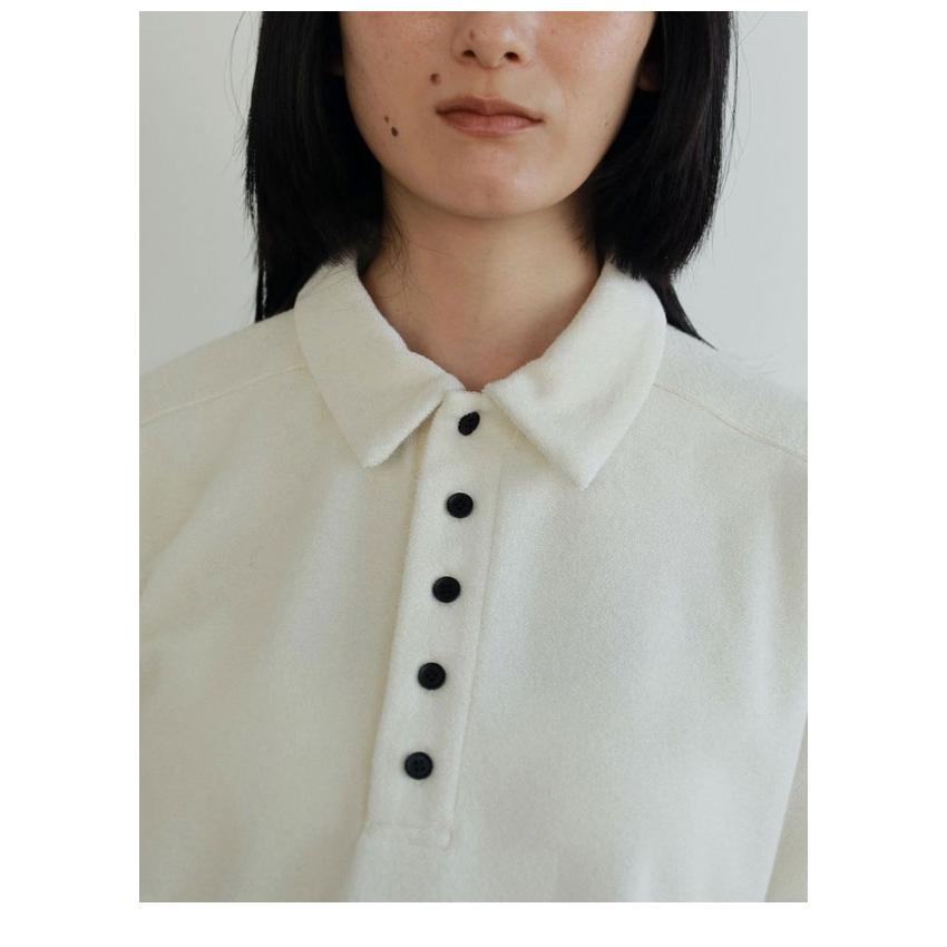 アンヌーク　Pile Polo Tops チャコールグレー ànuke online store（アンヌーク） / Pile Polo TopsPile Polo