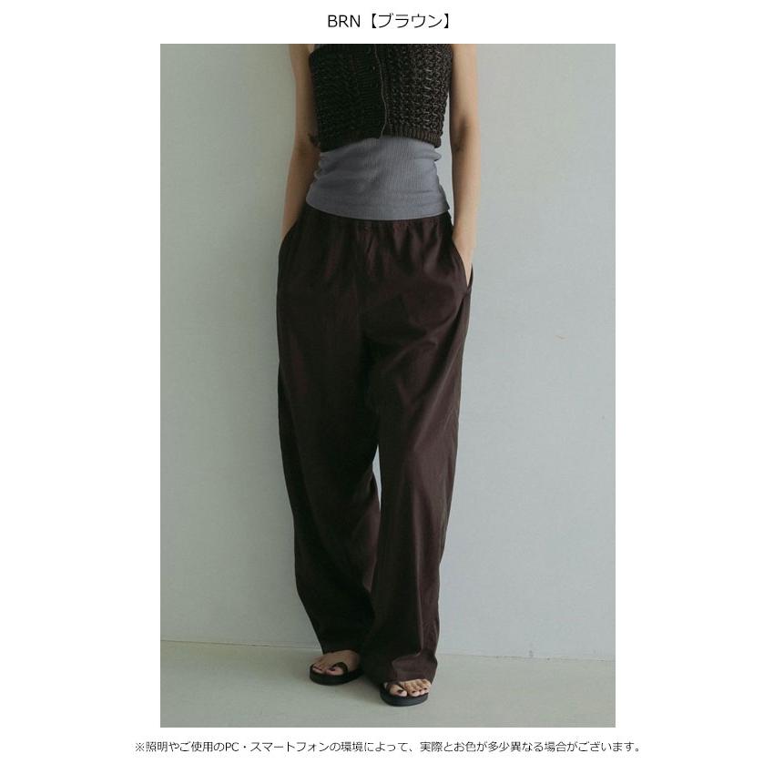 anuke アンヌーク 2025SpringSummer ボトムス Chambray Rough Pants 