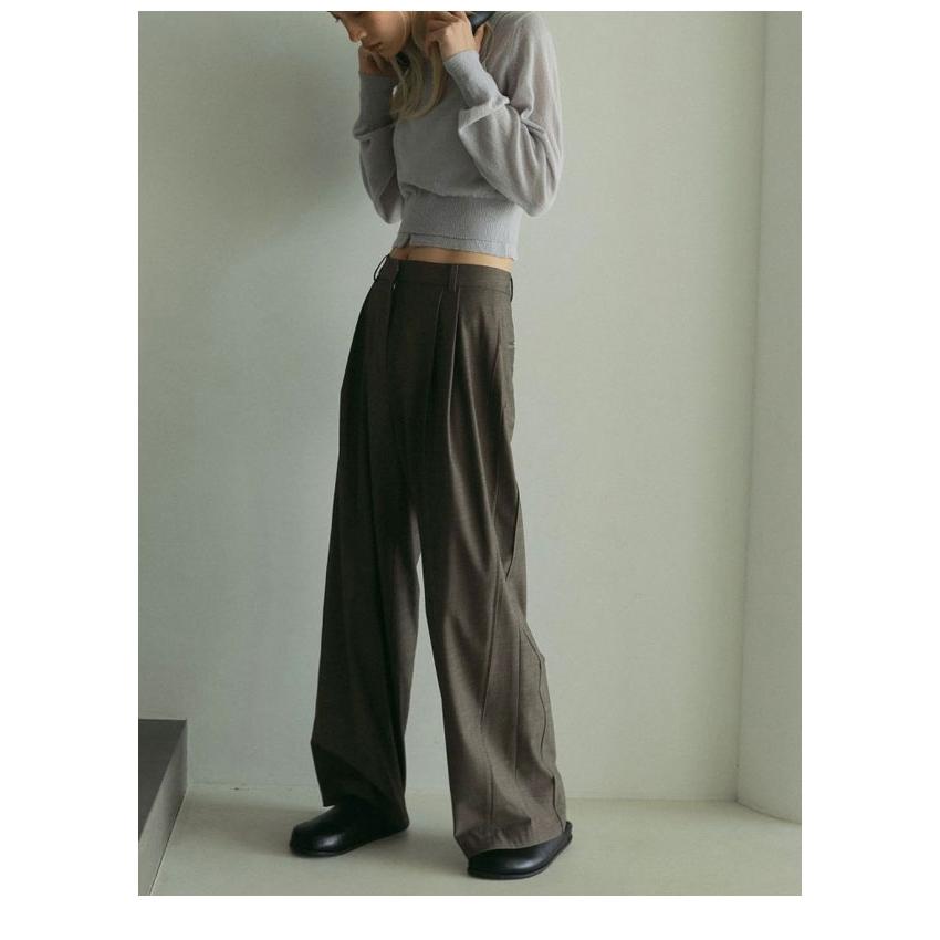 anuke アンヌーク 2025SpringSummer ボトムス Panel Wide Pants パネル 