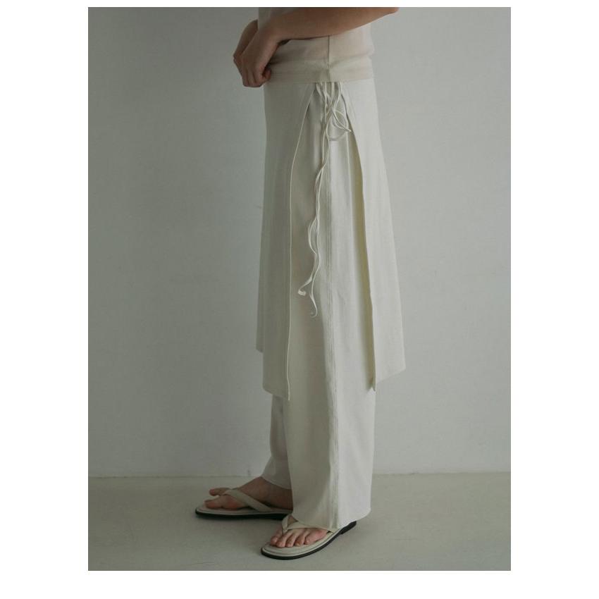 anuke アンヌーク 2025SpringSummer ボトムス Layered Cut Pants anuke アンヌーク 2025SpringSummer ボトムス Layered Cut Pants