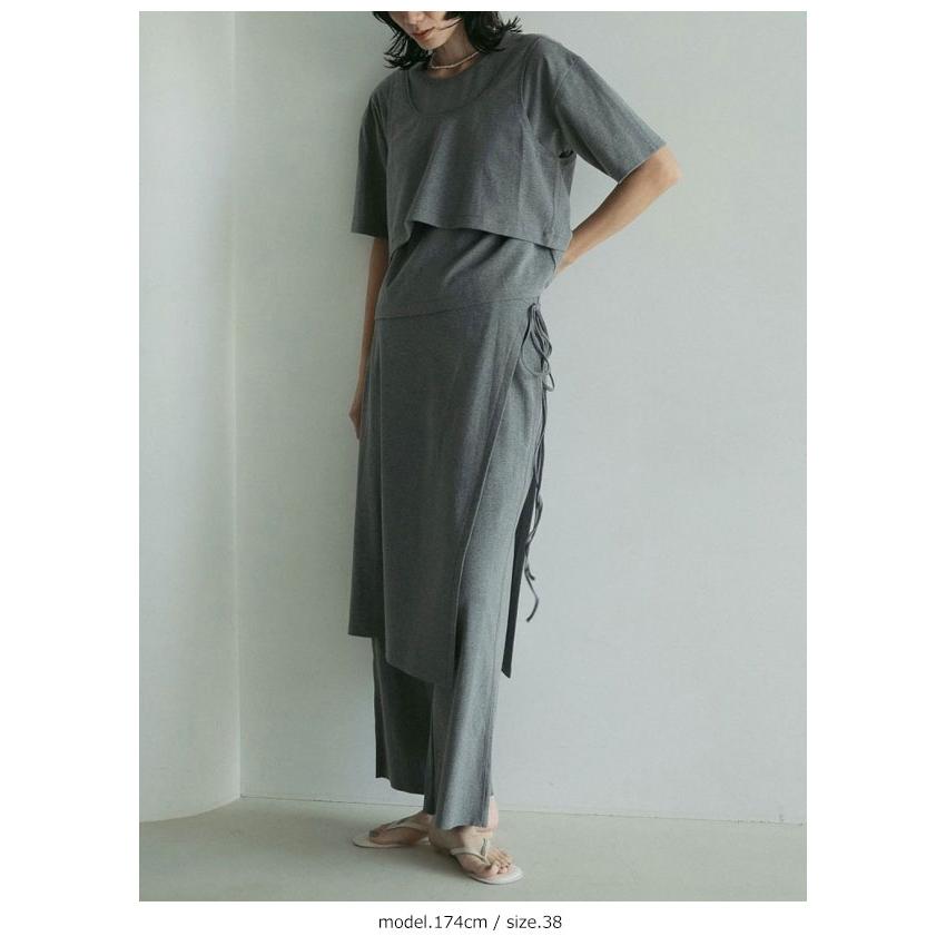 anuke アンヌーク 2025SpringSummer ボトムス Layered Cut Pants anuke アンヌーク 2025SpringSummer ボトムス Layered Cut Pants