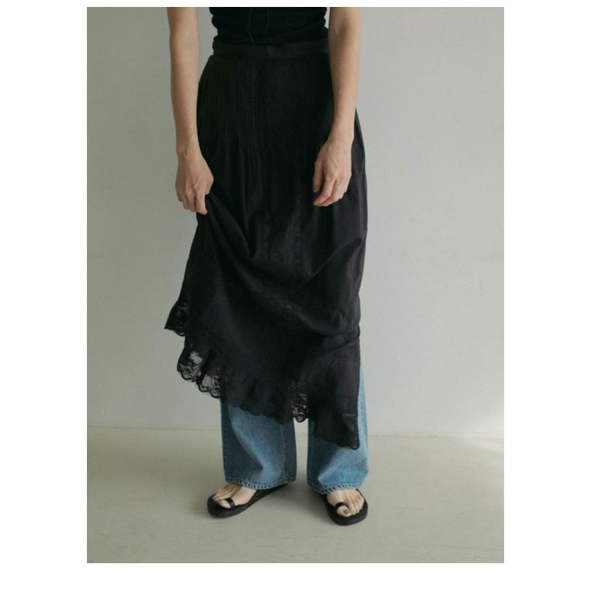 anuke（アンヌーク） anuke 2025SpringSummer ボトムス Tuck Lace