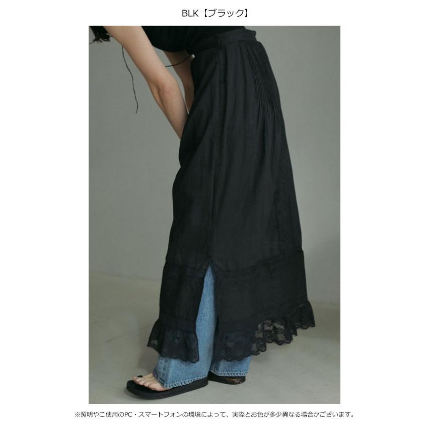 anuke（アンヌーク） anuke 2025SpringSummer ボトムス Tuck Lace