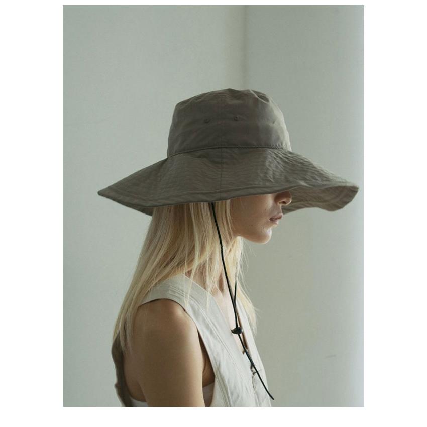 未使用タグ付⭐︎anuke Stich Brim Hat ステッチハット　オリーブ and wander (アンドワンダー) gramicci zigzag stitch hat / グラミチ