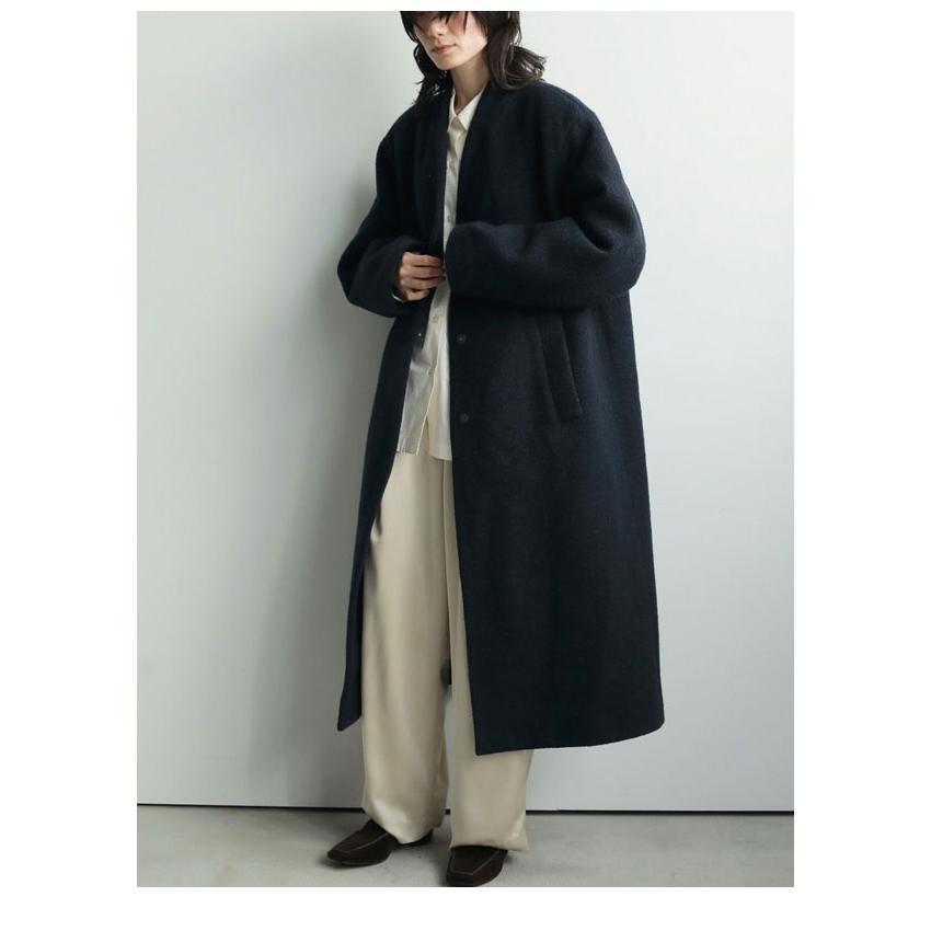 anuke アンヌーク 2025FallWinter アウター Collarless Cocoon