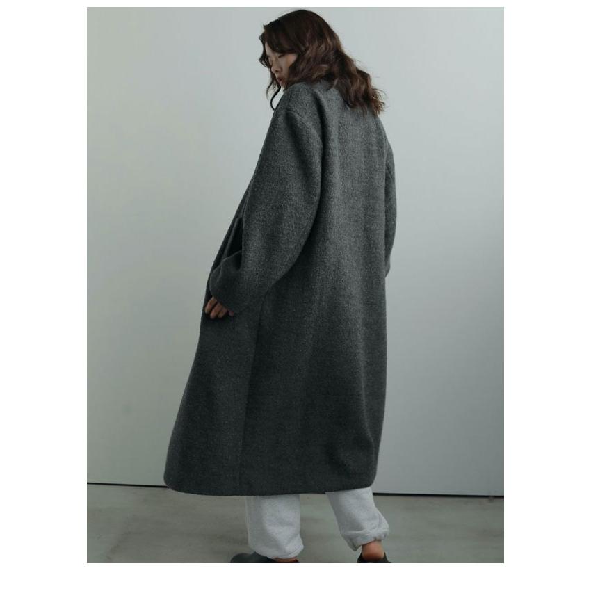 ジャケット・アウター collarless cocoon jacket ジャケット・アウター collarless cocoon jacket ジャケット