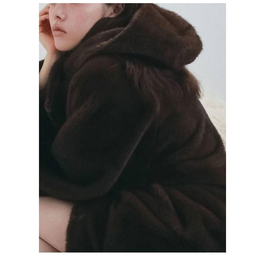 anuke（アンヌーク） anuke 2026winter アウター Eco Minkfur Jacket