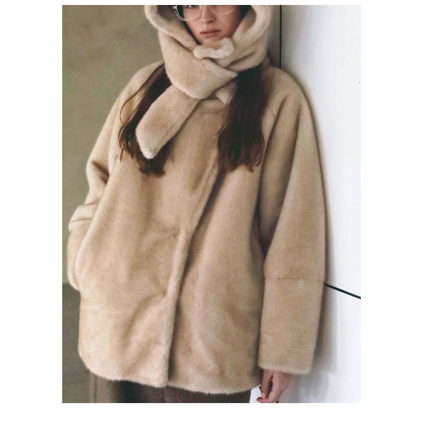 anuke（アンヌーク） anuke 2026winter アウター Eco Minkfur Jacket