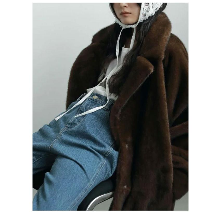 anuke（アンヌーク） anuke 2026winter アウター Eco Minkfur Jacket