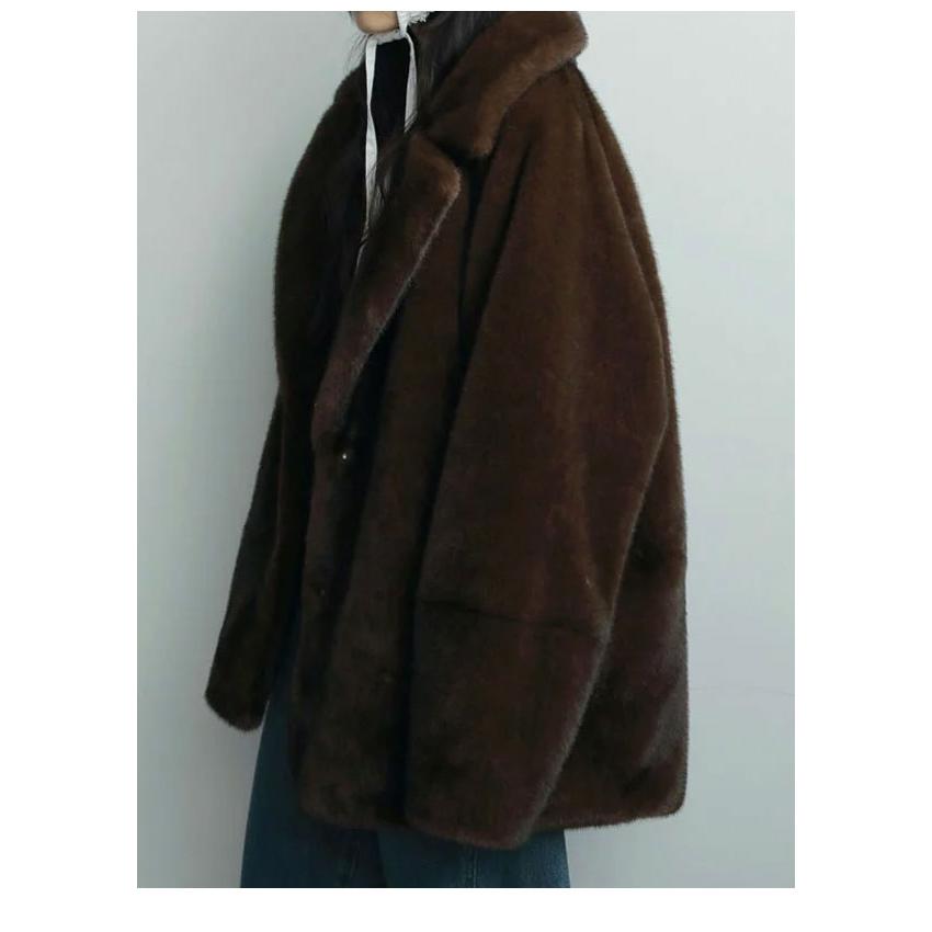 anuke（アンヌーク） anuke 2026winter アウター Eco Minkfur Jacket