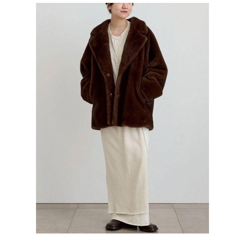 anuke（アンヌーク） anuke 2026winter アウター Eco Minkfur Jacket