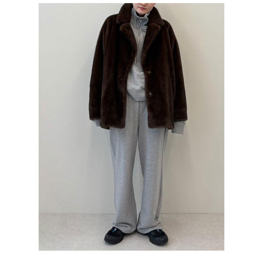 anuke（アンヌーク） anuke 2026winter アウター Eco Minkfur Jacket
