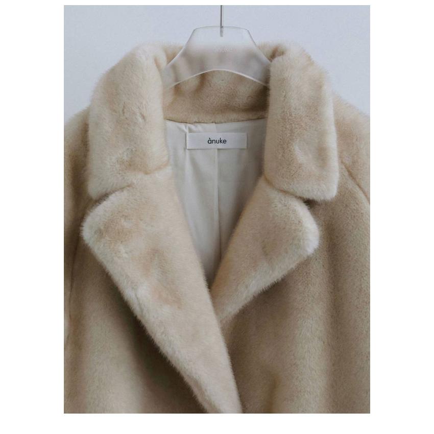 anuke（アンヌーク） anuke 2026winter アウター Eco Minkfur Jacket