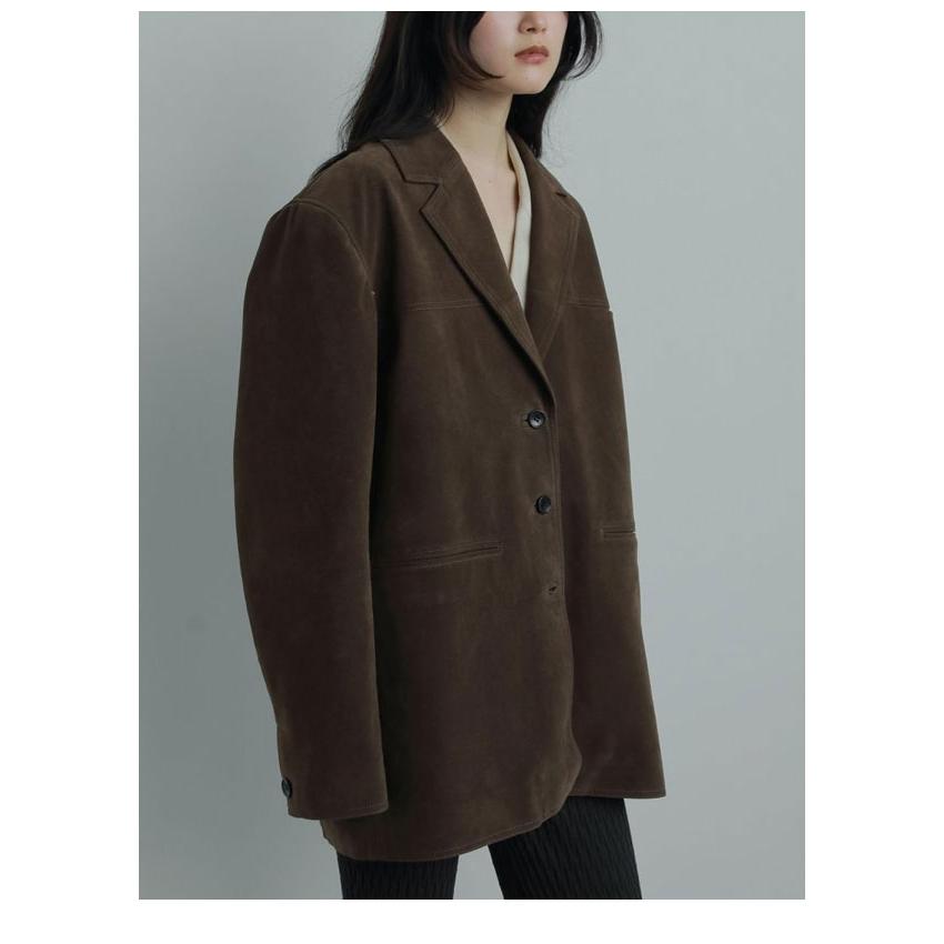 anuke Eco Suede Jacket 38 新品 anuke(アンヌーク) Eco Suede Jacket | サウスオレンジ｜メンズ