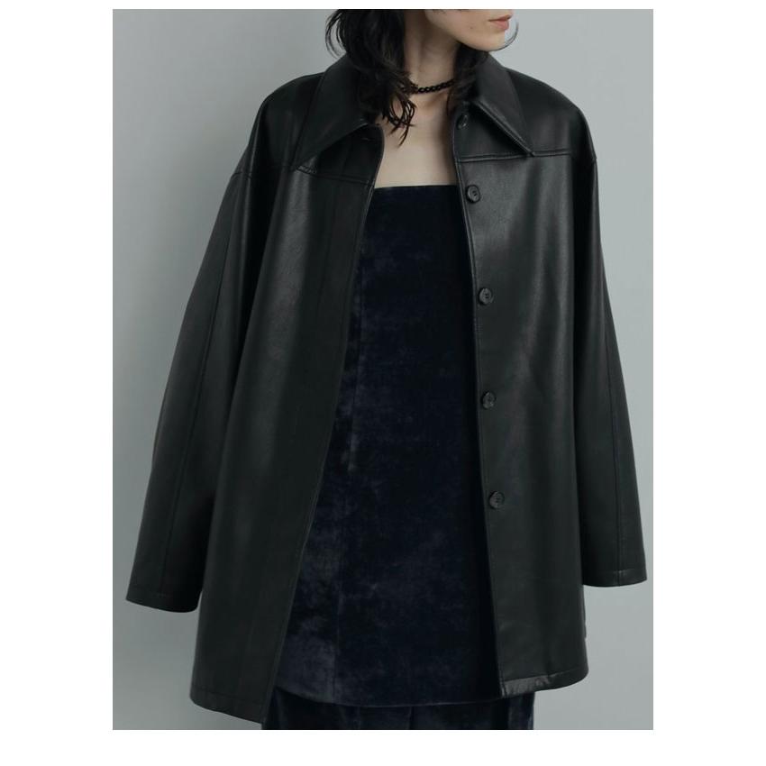 たん様【 anuke 】アンヌーク エコレザーオーバージャケット 楽天市場】ànuke アンヌーク anuke2025fw先行予約 2025Fall