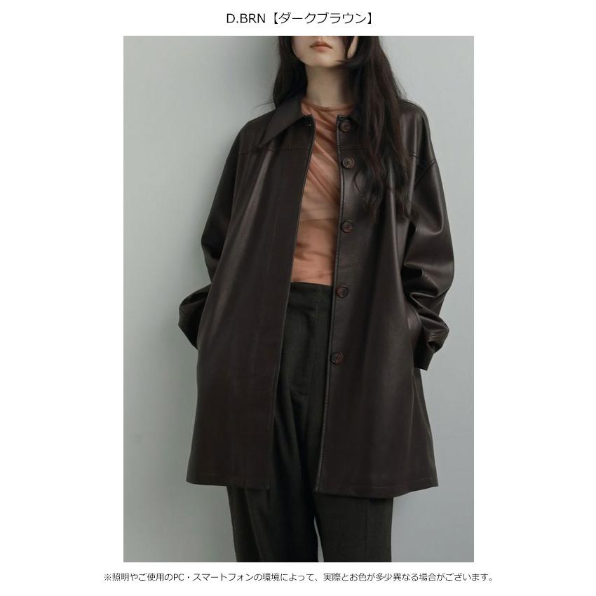 anuke アンヌーク 2025FallWinter アウター Ecoleather Over Jacket 9 
