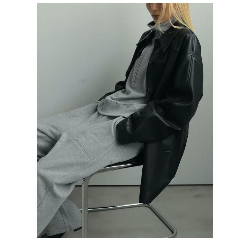 anuke アンヌーク 2025FallWinter アウター Ecoleather Over