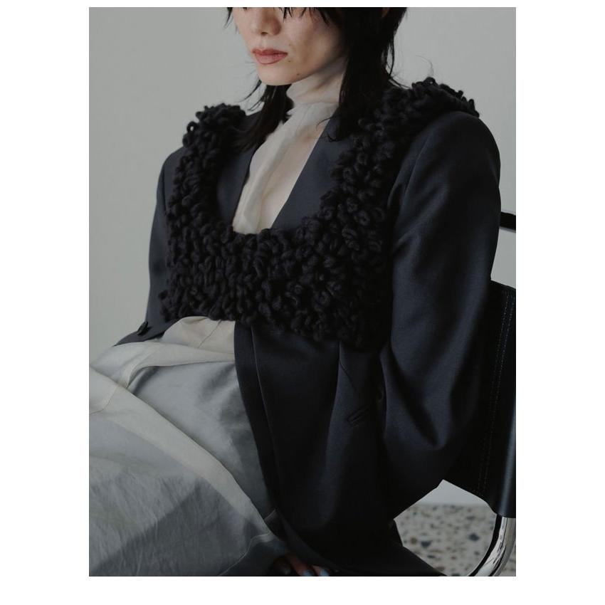 anuke（アンヌーク） anuke 2025FallWinter アウター Collarless Over