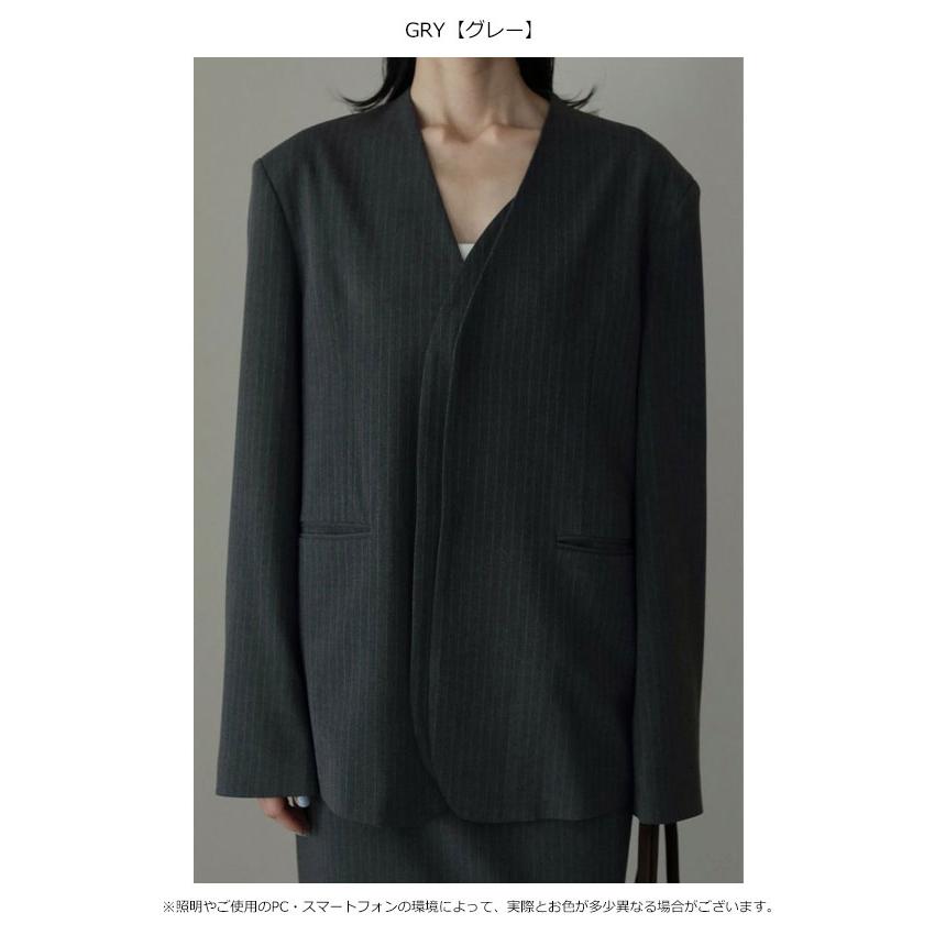 ジャケット・アウター ARULLE collarless cocoon jacket anuke アンヌーク 2025FallWinter アウター Collarless Over
