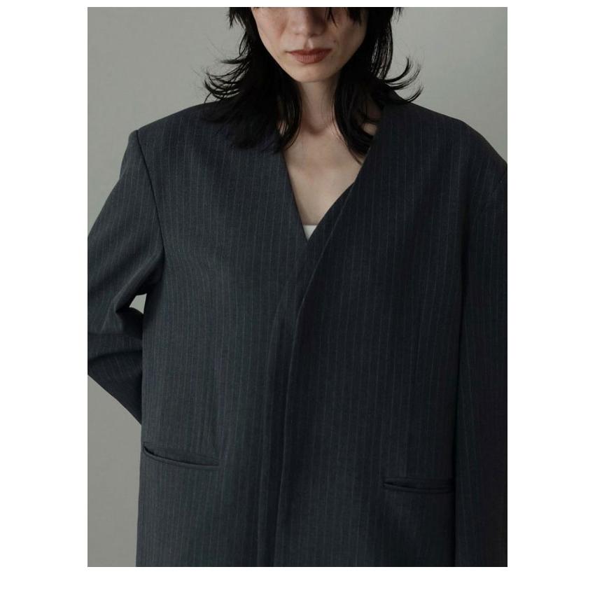 anuke アンヌーク 2025FallWinter アウター Collarless Over