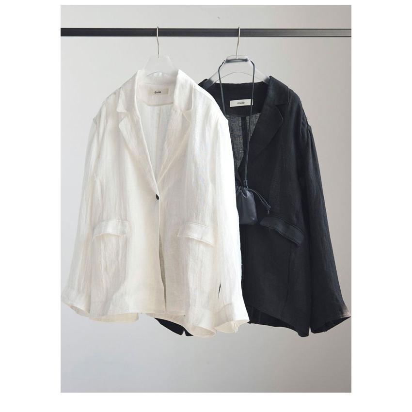 anuke アンヌーク 2025FallWinter アウター Linen Sheer Jacket