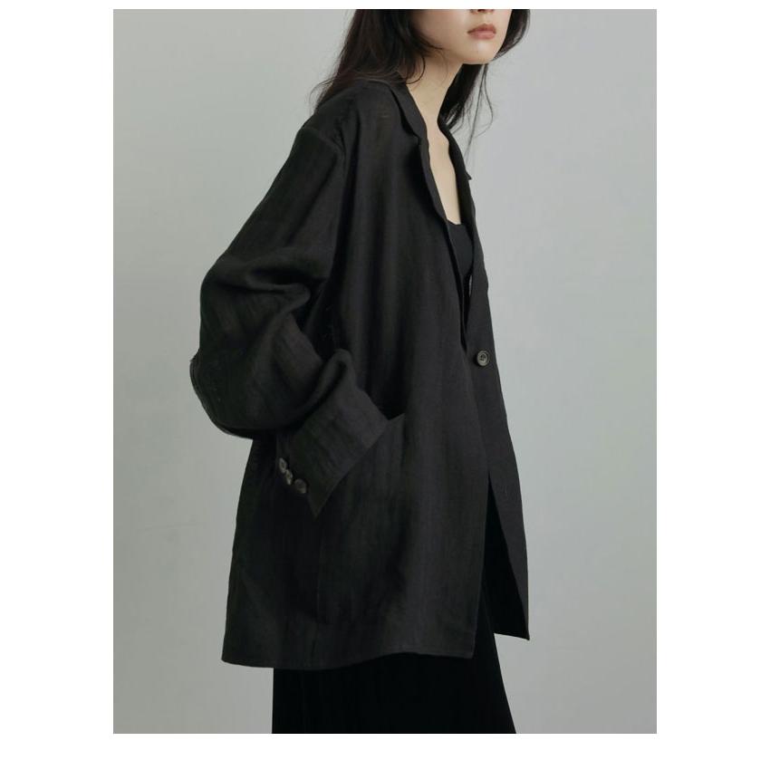 anuke アンヌーク 2025FallWinter アウター Linen Sheer Jacket リネン