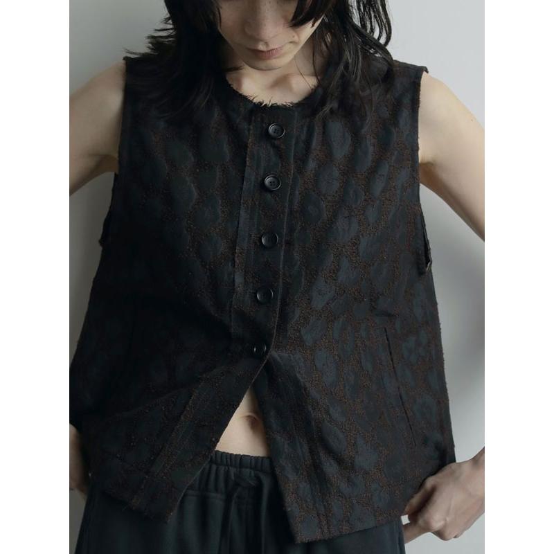 anuke（アンヌーク） anuke 2025FallWinter アウター Leopard Jacquard