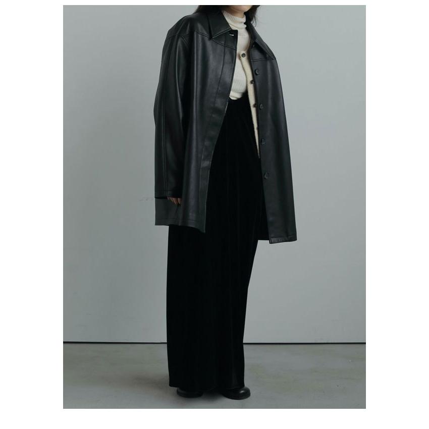 anuke アンヌーク 2025FallWinter ドレス Velour Uneck Onepiece 一部