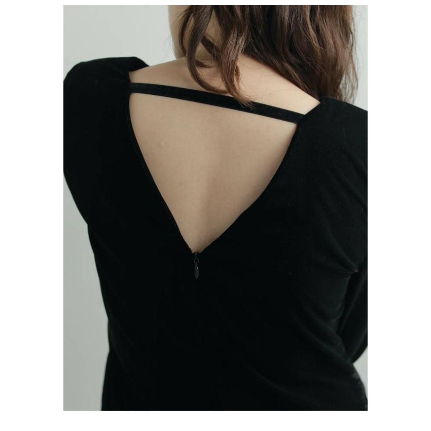 anuke（アンヌーク） anuke 2025FallWinter ドレス Velour Pencil