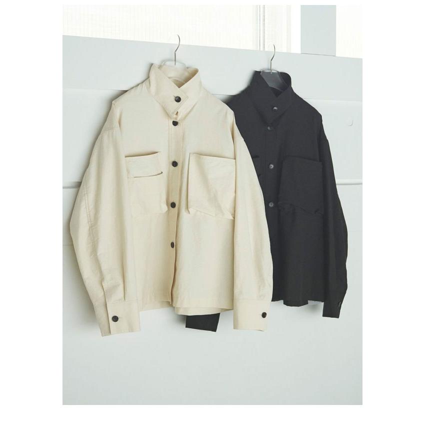 anuke アンヌーク Standcollar Zip Blouson 白 【公式通販】