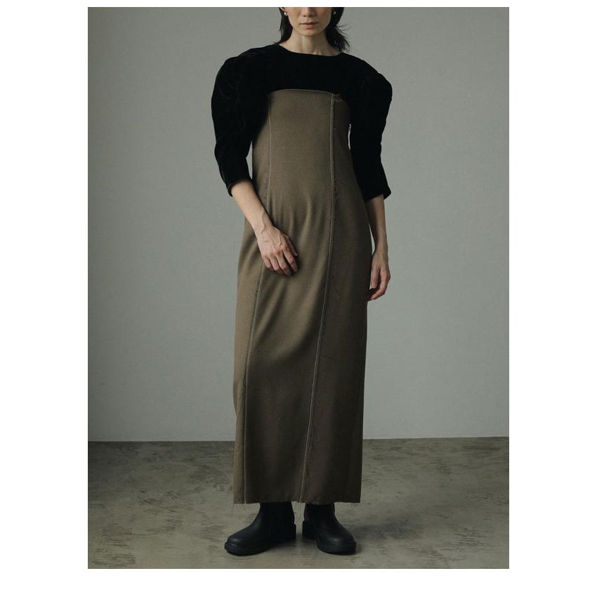 トップス anuke Gather Velour Blouse anuke アンヌーク 2025FallWinter トップス Velour Gather