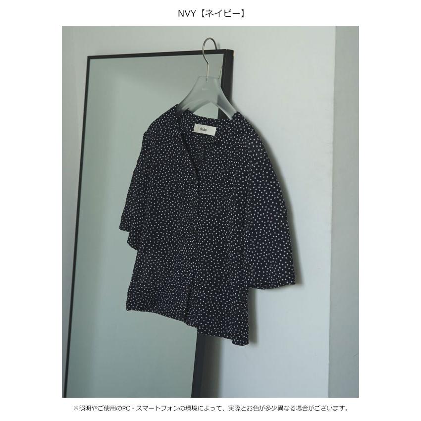 anuke アンヌーク 2025FallWinter トップス Vneck Dot Blouse V