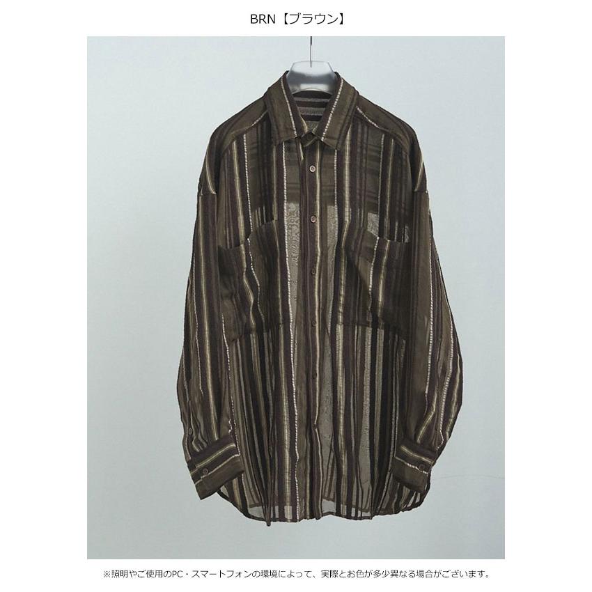 anuke（アンヌーク） anuke 2026SpringSummer トップス Sheer Stripe