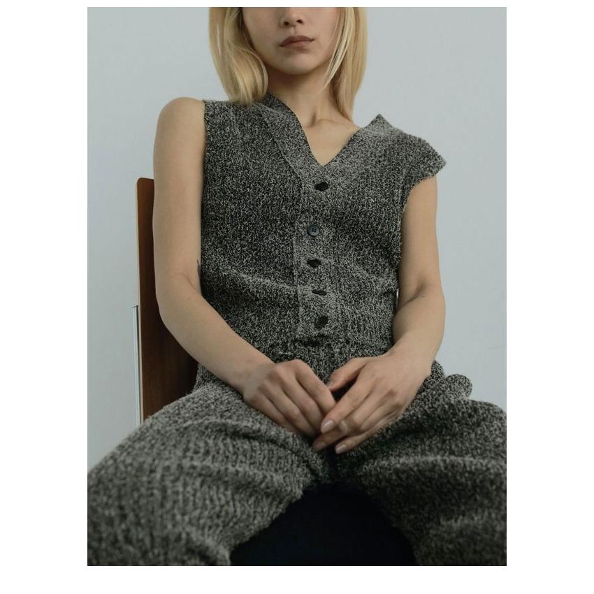 【anuke】アンヌーク Loop Knit Vest ブラウン Loop Knit Vest ループニットベスト/62520527/anuke（アンヌーク