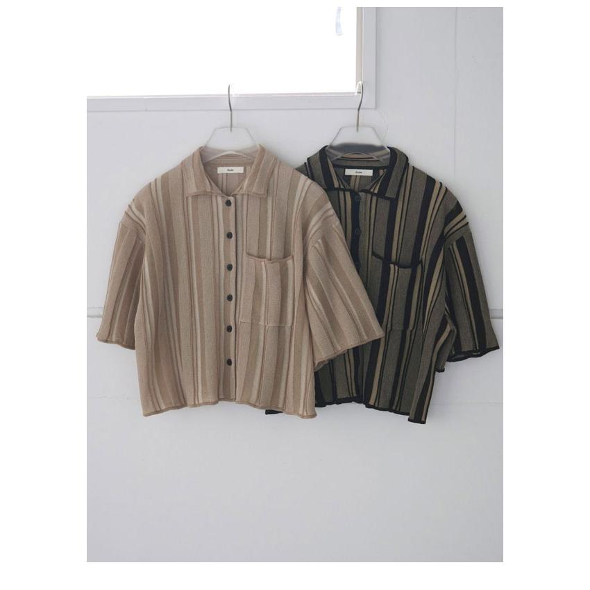 anuke（アンヌーク） anuke 2025FallWinter トップス Stripe Knit