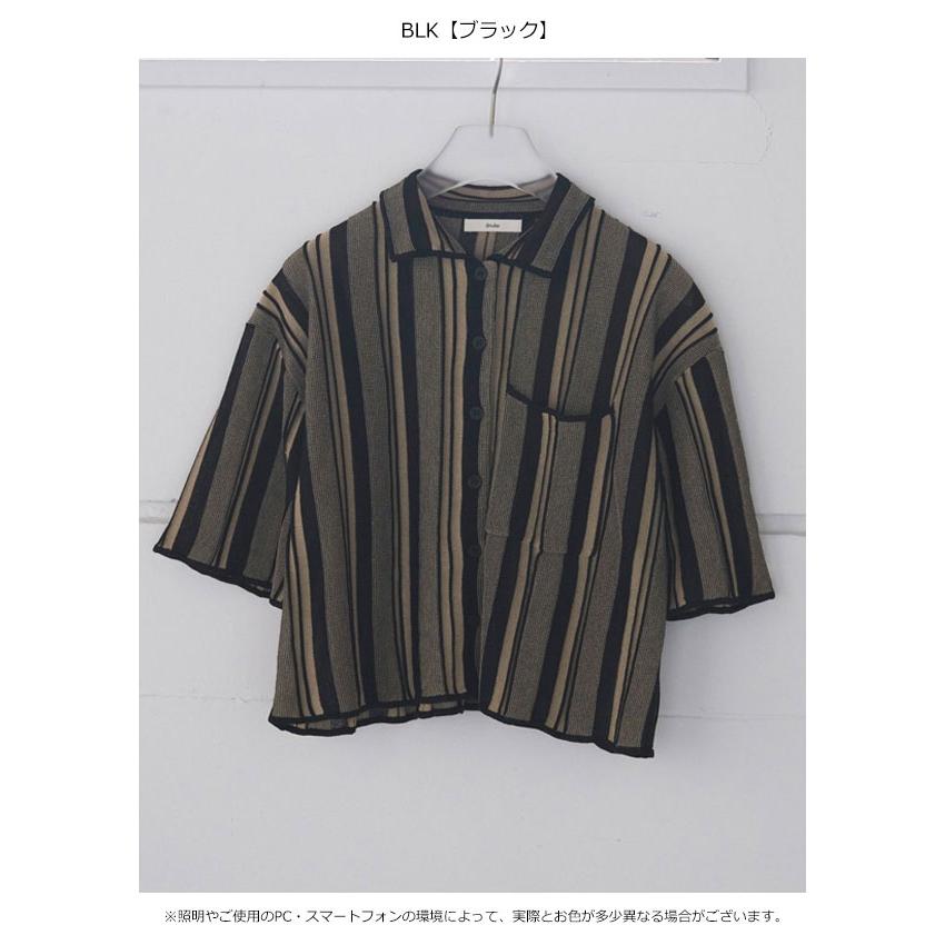 anuke（アンヌーク） anuke 2025FallWinter トップス Stripe Knit