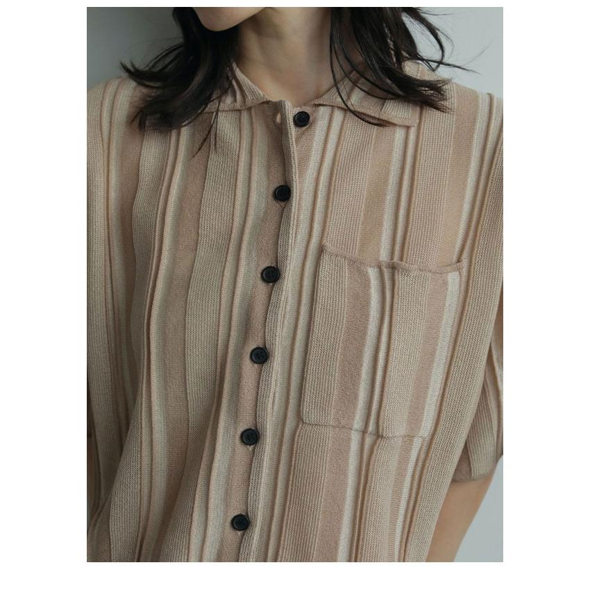 anuke（アンヌーク） anuke 2025FallWinter トップス Stripe Knit