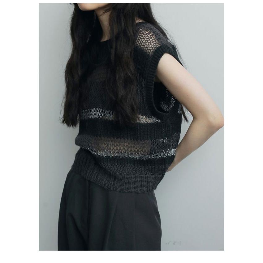 ヘブスト様② WEB限定』2WAYペプラムニットベスト(FREE ベージュ): トップス